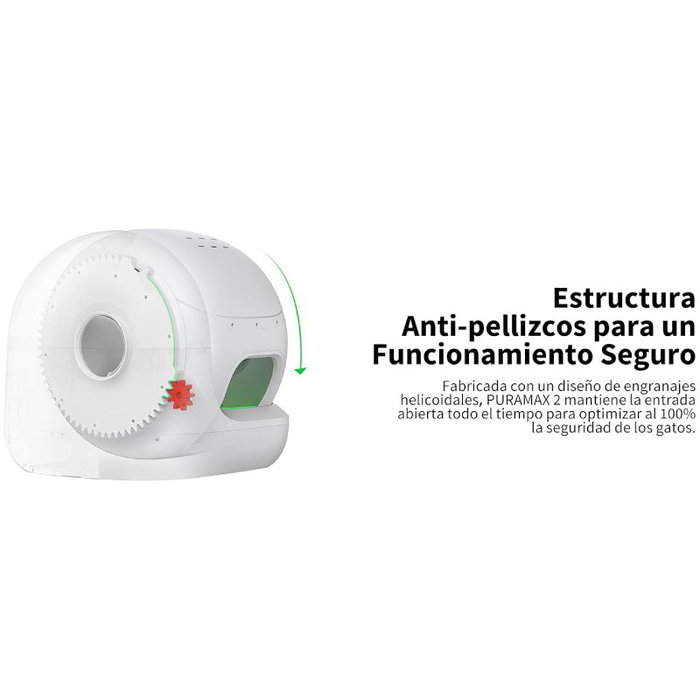 Petkit Arenero Autolimpiable PURA MAX 2 Blanco Mate